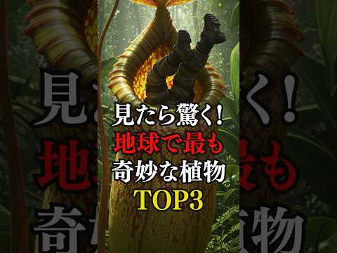 見たら驚く！地球で最も奇妙な植物Top3