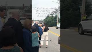 Johan Sebastián Durán Guerreo: Protestors chase Maine Governor Janet Mills away from memorial