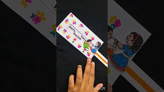 Rakshabandhan Special Card/DIY Paper Card Rakhi Gift/Paper Card tutorial/Slider Card #trending #diy