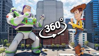 Buzz Lightyear Vs Woody Fight | VR 360° ( Toy Story 5 )