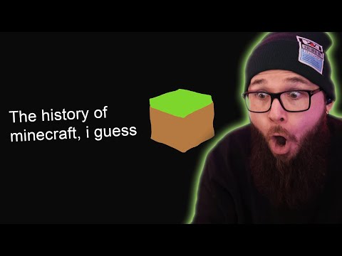 NON-GAMER Reacts to history of Minecraft, i guess