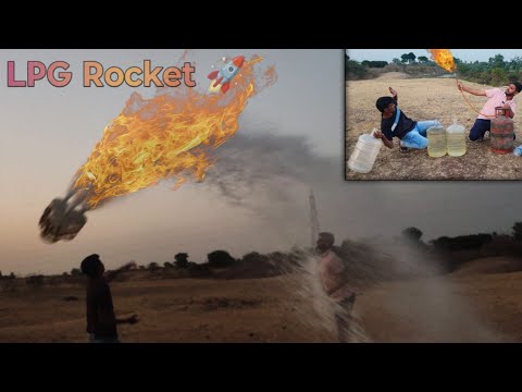 How To Make A Water Rocket 🚀 | LPG GAS Rocket