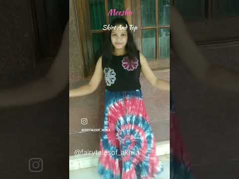 Skirt and Top #shorts #youtubeshorts #trending #shortfeed #meesho #viralshorts #skirt #skirtstyling