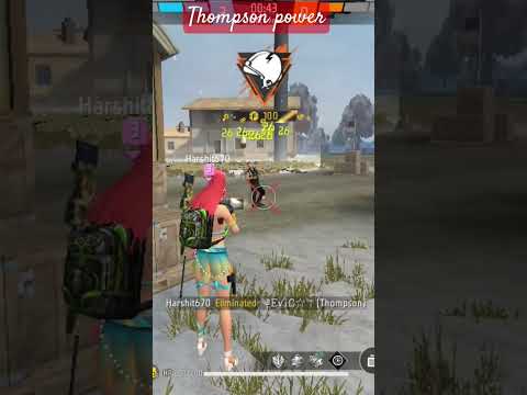Thompson power #freefire #mychannel #cutefreefiregirl #noob_to_pro