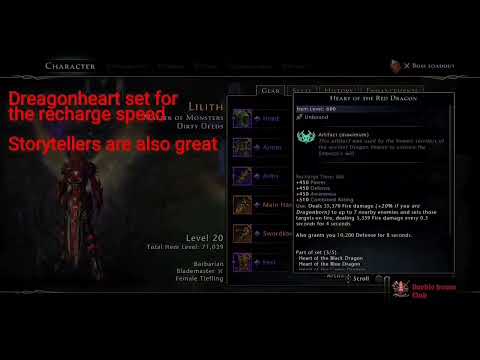 Barbarian Dps Single target Build                                                   Music by @Mautzi
