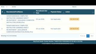 RSSB Computer Anudeshak Admit Card 2026 | Admit Card Download Link | Exam Date & Guidelines