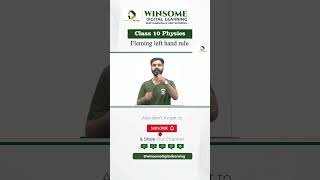 Fleming’s Left Hand Rule  | Class 10 Physics #physics #physicsfun