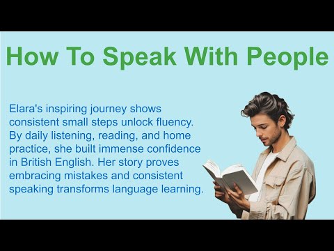 How To Speak With People🔥 | Learn English | Audio Podcast | Basic English Story | Basic English