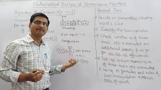 1.5 Mathematical Analysis of Non Recursive Algorithms