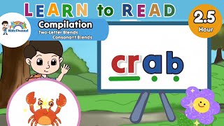 Two-Letter Blends| CVC Words | Consonant Blends | English Reading Lesson for Kids