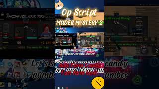 MUDER MYSTERY 2 SCRIPT PASTEPIN | AUTO FARM CANDY | MM2 SCRIPT MOBILE | ROBLOX EXECUTOR #roblox#mm2