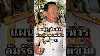 แผนรัฐประหารล้มรัฐบาลชาติชาย #ประวัติศาสตร์ #การเมือง #รัฐประหาร #นายกรัฐมนตรี #สงคราม #ทหาร