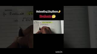 "Evaluate 🤯"#evaluate#mathshorts#youtubeshorts#bankexam#mathstricks#mathforstudents#subscribe
