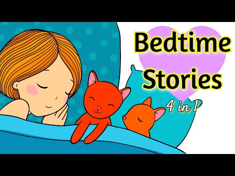 Sleep Meditation for Kids BEDTIME STORIES 4 in 1 Sleep Stories Collection