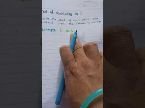 Test of divisibility by 6 and 7 #divisibility rules#