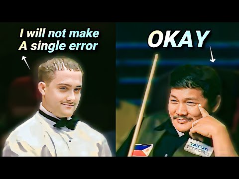 Confident Young PLAYER Thinks He Can OUTPLAY the Great EFREN REYES