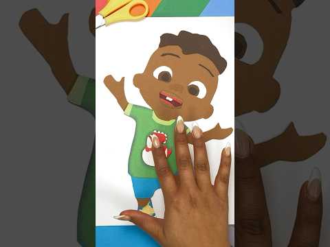 Crafting Cody with Rainbow Paper! DIY Baby Cody 1-2-3! #cocomelon #shorts