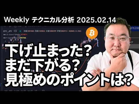 マトリックス法によるテクニカル分析（2025/2/14）下げ止まった？まだ下がる？見極めのポイントは？