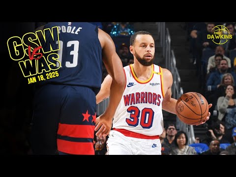 Golden State Warriors Full Team Highlights vs Wizards | Jan 18, 2025  | FreeDawkins