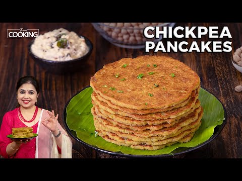 Chickpea Pancakes | Healthy Breakfast Ideas | Evening Snacks | Chickpea Recipes