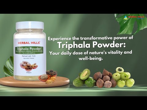 Triphala Powder for Healthy Digestion and Overall Wellness