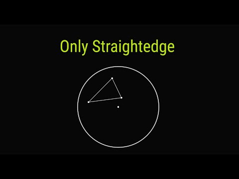 Find Centroid,Orthocenter,Circumcenter,Incenter of triangle only with Straightedge! HARD PROBLEM