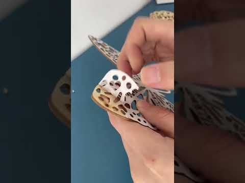 wooden sticker  butterfly