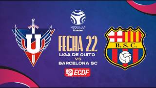 EN VIVO:  GUERRERAS ALBAS VS BARCELONA S.C l SUPERLIGA FEMENINA - FECHA 22