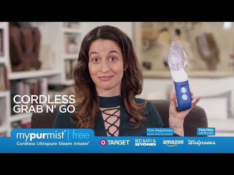 Mypurmist Free Cordless Ultrapure Steam Inhaler