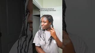 Stretching my 4C Hair With African Threading #4chair #naturalhair