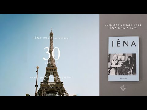 “ IÉNA 30th Anniversary Book ” Countdown of 30days