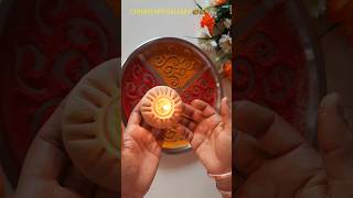 Aata diya/Kartik maas deepdaan#trending#diyadecoration#aatadiya#shorts #kartikmass#thalidecoration