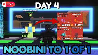 🔴 LIVE NOOBINI TO 1 OF 1 (DAY 4)! #shorts #roblox