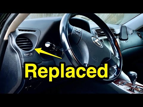How to replace side AC / heater air vent in your car.