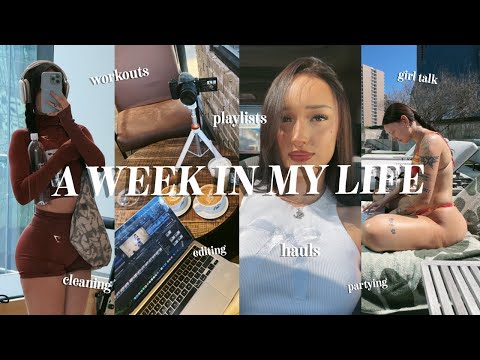 A WEEK IN MY LIFE | going out, work outs, opening up, etc.