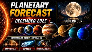 🌕 December Planetary Forecast: 3i/Atlas • SUPERMOON • Major Geometry — Global Seismic Cycle