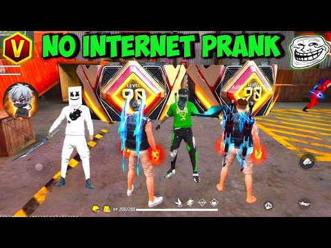 New Buddy NO INTERNET PRANK In Lone Wolf | Free Fire Funny 🤣 Gameplay 2025 | Prime FF Part-16