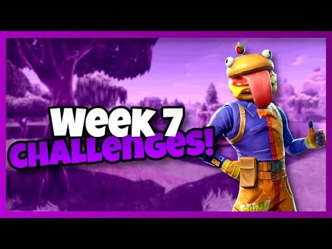 *BRAND NEW* FORTNITE WEEK 7 CHALLENGES!!! [ROADTRIP SKIN!]