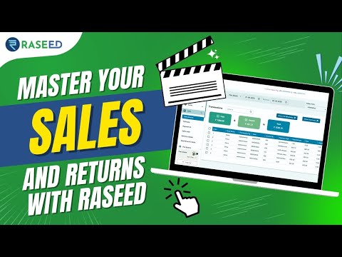 Raseed Sales Demo | Create Invoices, Estimates, Orders, Payments & Delivery Challans Easily