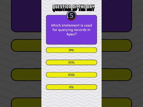 #Salesforce #Apex Q&A
