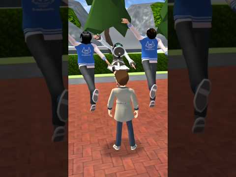 yutta bertransformasi menjadi palhawan super mio 🤣 #gaming #sakuraschoolsimulator #trendingshorts 🥰