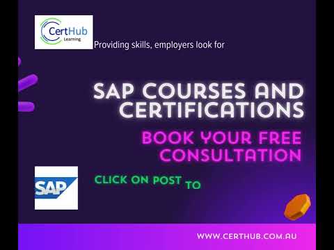 SAP Courses and Certifications - Exciting News for SAP Enthusiasts!