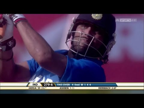 Ravindra Jadeja 61* (37) vs England 2nd ODI 2013 Kochi (Extended Highlights)