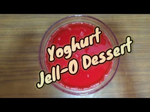 SIMPLE YOGURT JELL-O DESSERT With Only 2 Ingredients !!