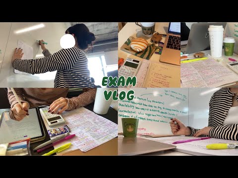 vlog🐑大学院生の地獄のテスト期間📚| finals week vlog |勉強の秋？🍂