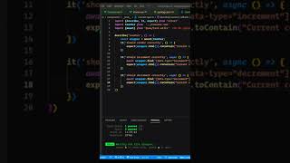 Short from writing Vue 3 unit test video using Vitest
