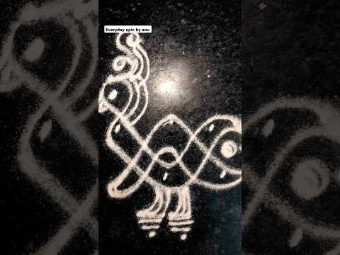 Daily kolam #saturdaykolam #easydesign4beginners #howtomakesimpleart#mugggulu#sikkukolam#pullikolam