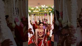 Stunning Puberty Ceremony Makeover 🌸| Traditional Celebration #shorts