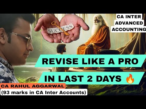 ❣️Advanced Accounting January 2025 Attempt| Strategy for Exemption in Accounts | CA Inter #cainter