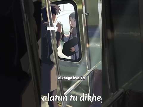 "Agar pyaar bhi bikhar jaaye kya tu rukega Ya chhod dega💔🤔 music 🎵+(must watch). #anime #shorts